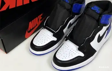 AIR “FRAGMENT” 1 BLACK ROYAL-WHITE 716371-040 RETRO MENS JORDAN SPORT 0705